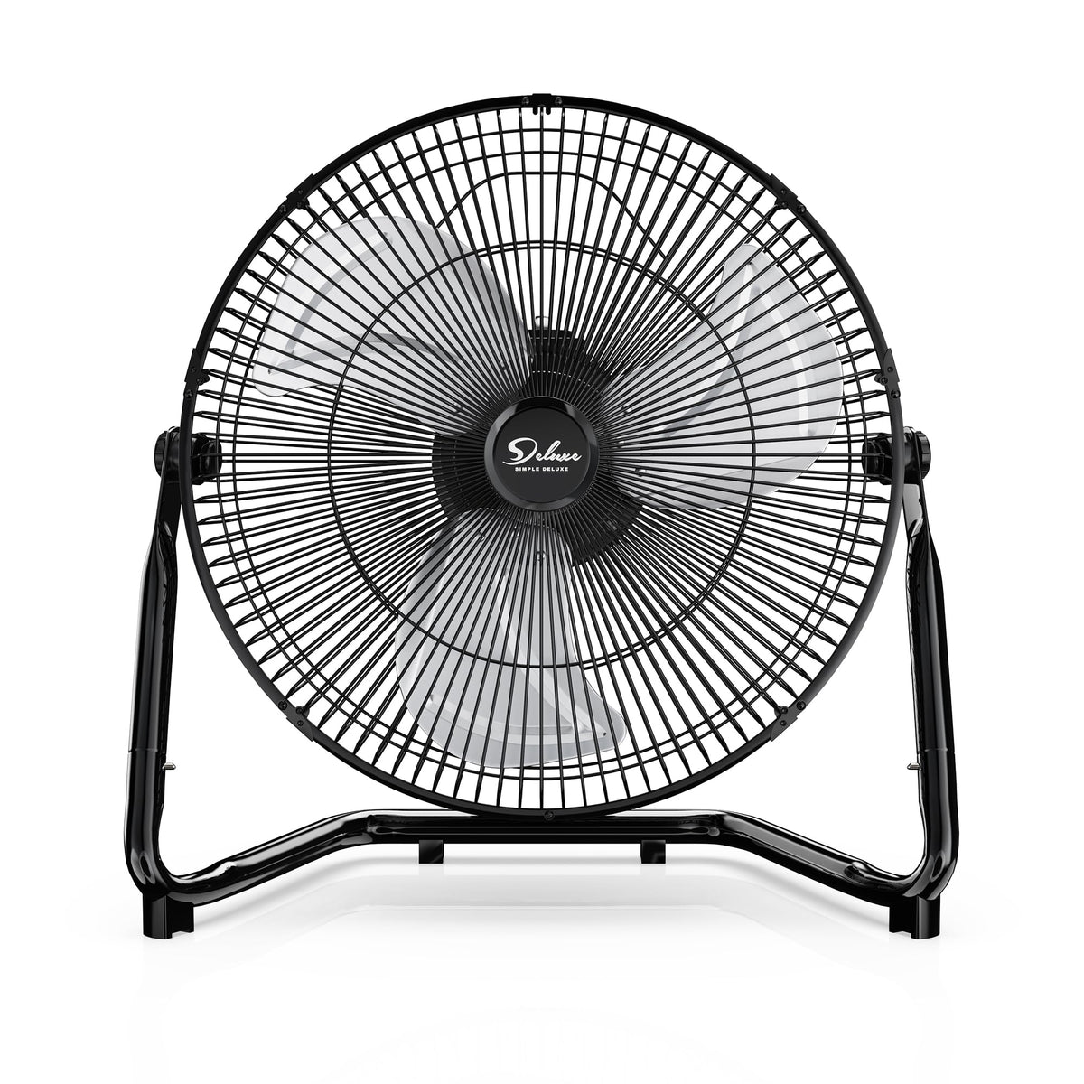12 Inch 3-Speed Oscillating Metal Floor Fan S9018