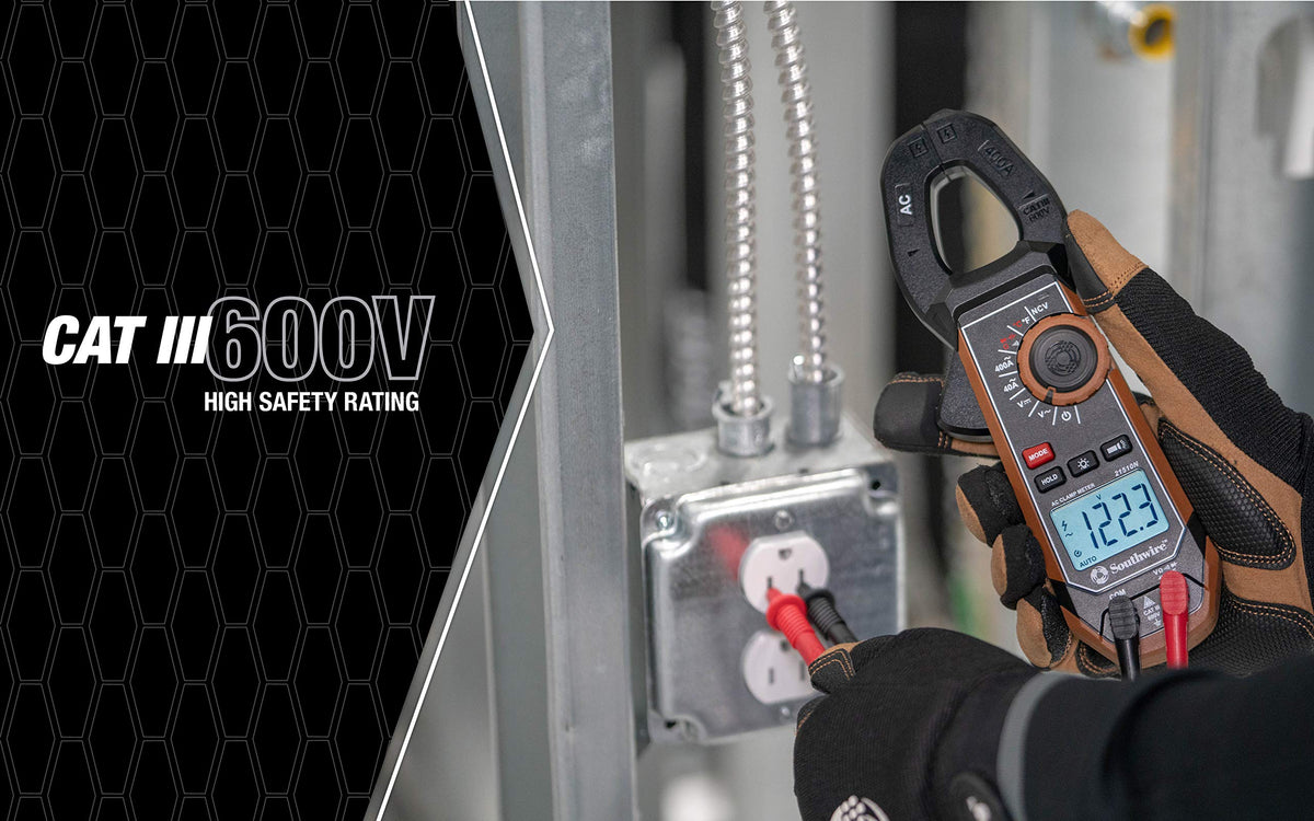 400A AC Clamp Meter with Voltage Tester W116507