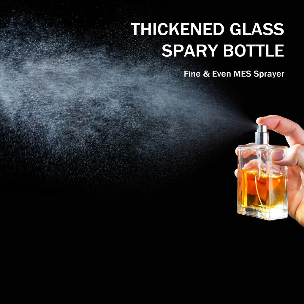 2 Pack 100ml Refillable Glass Spray Bottles Z6603