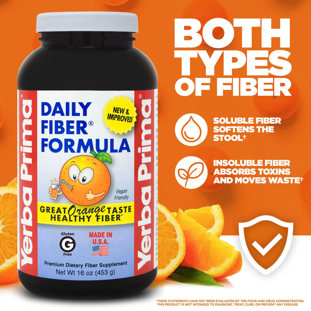 Orange Daily Fiber Formula 1 pound Gluten Free K29107