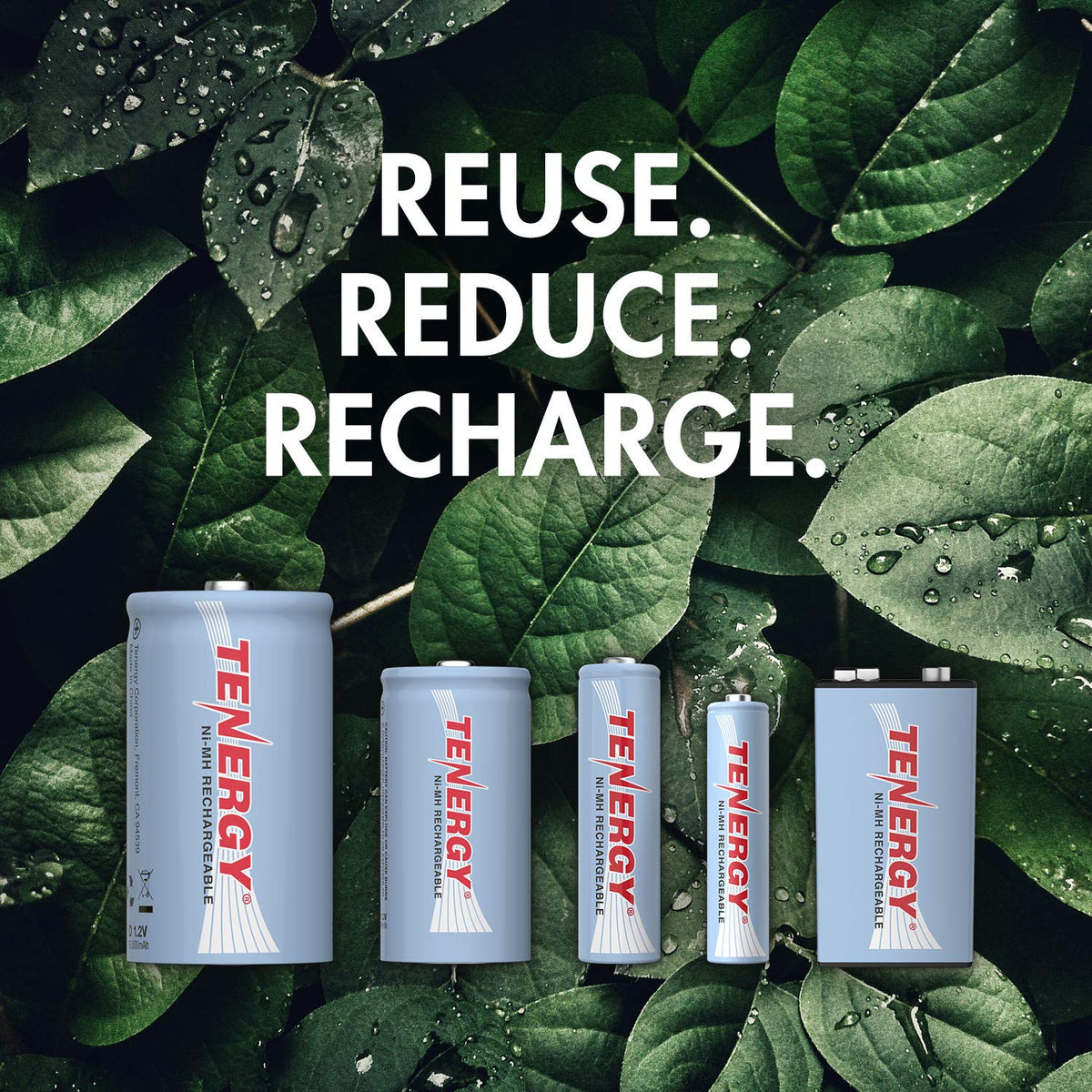 AA AAA C D 9V NiMH Rechargeable Batteries 68 Pack P4795