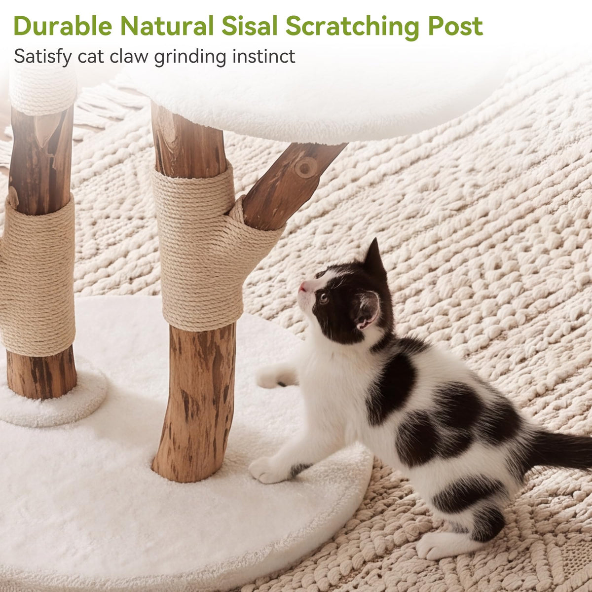 Cat Tree Tower with Scratching Post L2885