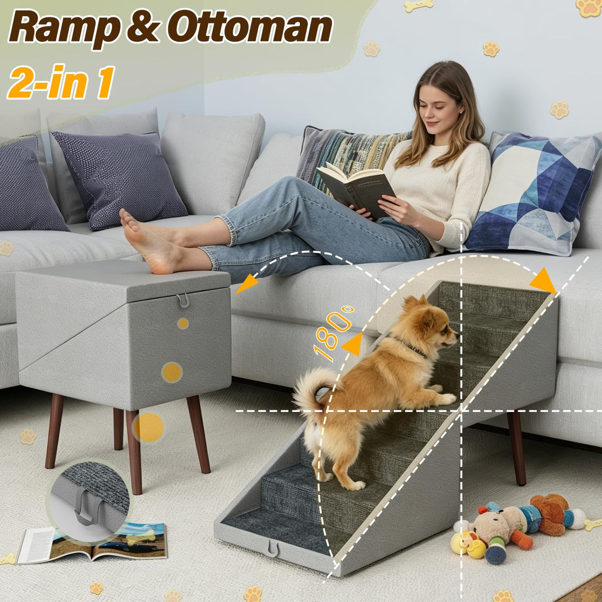 Ottoman Dog Stairs Z514169