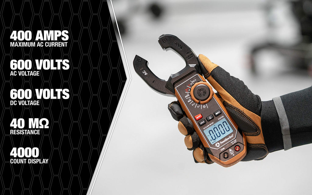 400A AC Clamp Meter with Voltage Tester W116507