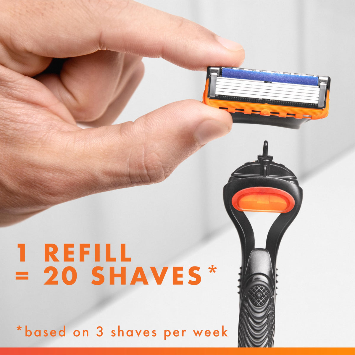 5-Blade Razor with 3 Blade Refills T77045