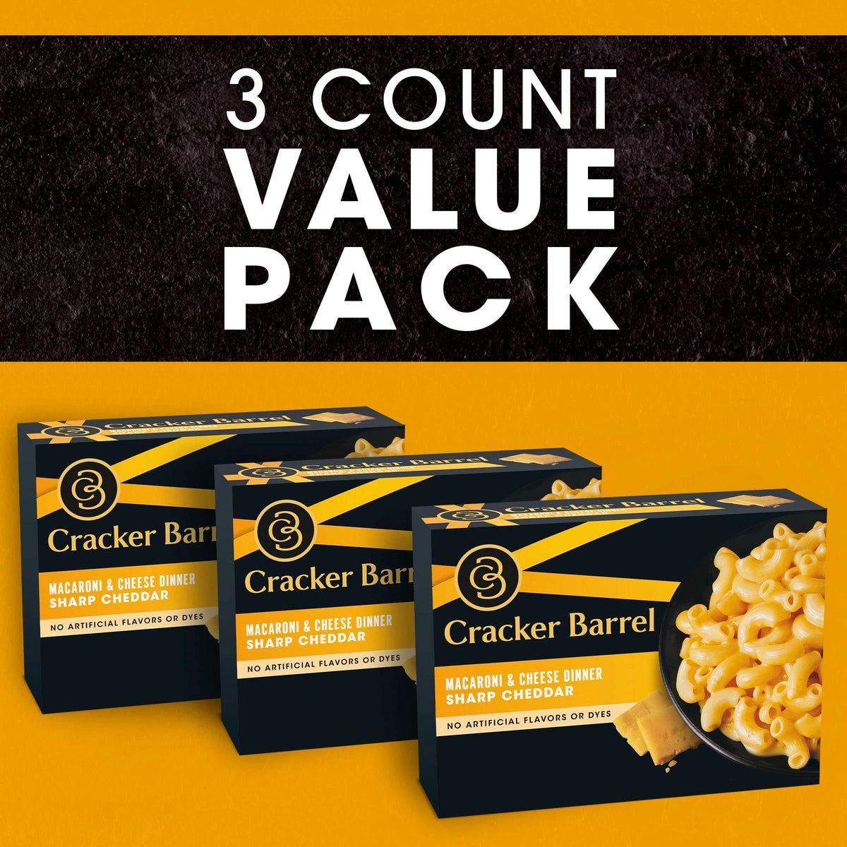 Sharp Cheddar Macaroni & Cheese Dinner 3 ct L41757