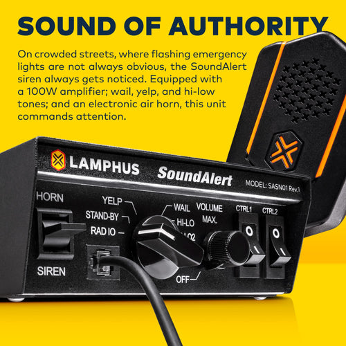 12V 100W Police Siren PA System Kit with Speaker and PTT Mic D215