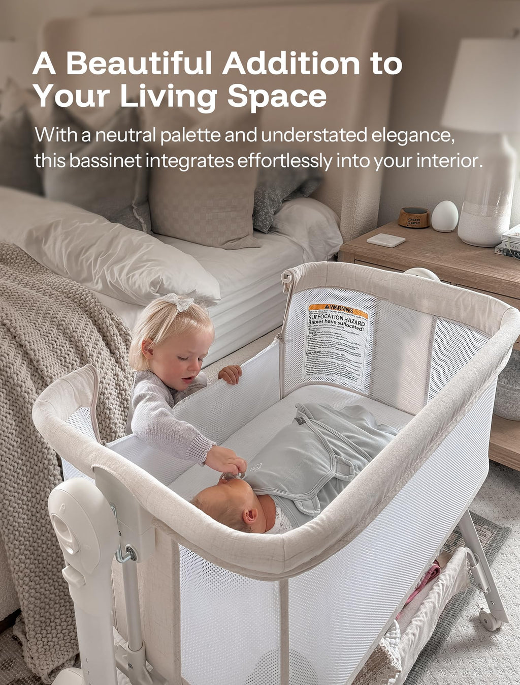 Baby Bassinet Bedside Sleeper U4360