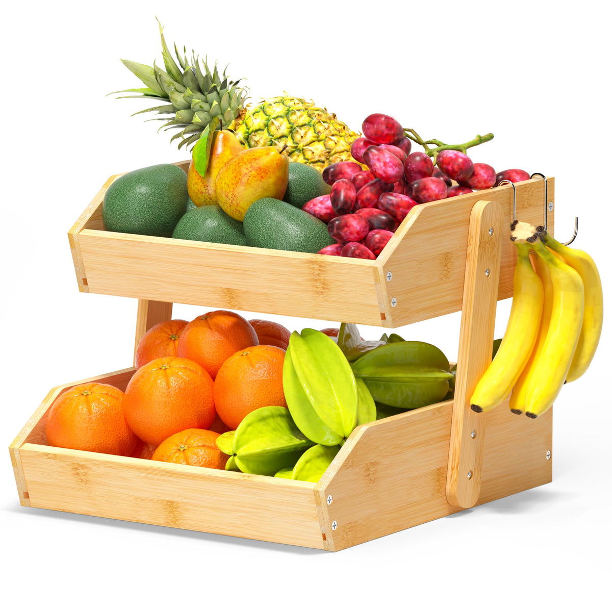 Bamboo Fruit Basket L9090