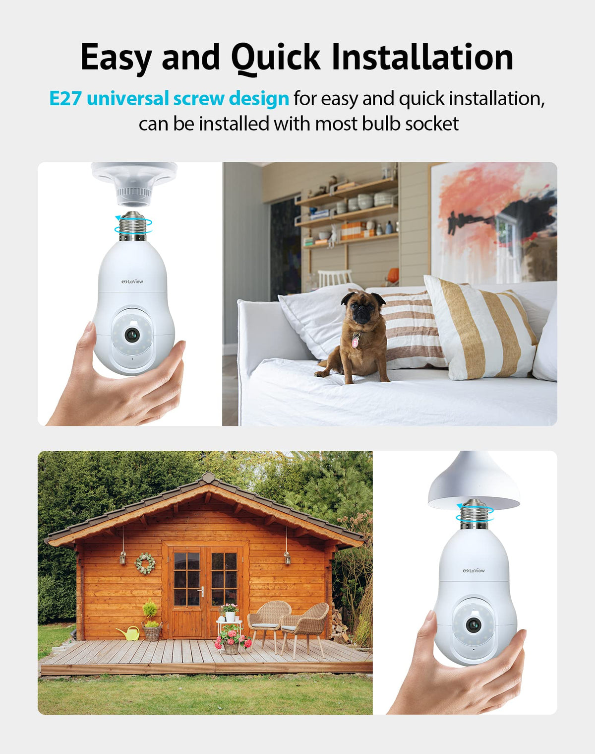 4MP 2K Security Camera 2 Pack F326693