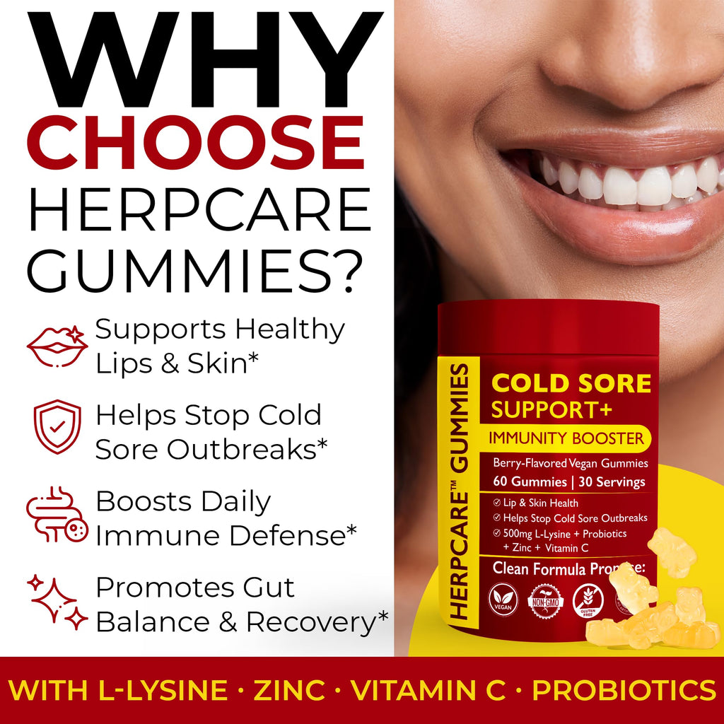 Cold Sore Treatment with L-Lysine, Zinc & Vitamin C U25821