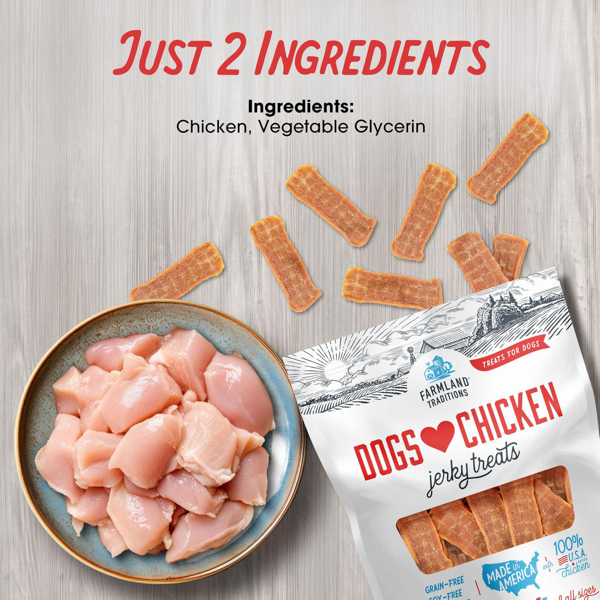Chicken Jerky Dog Treats 3 lb Bag N236