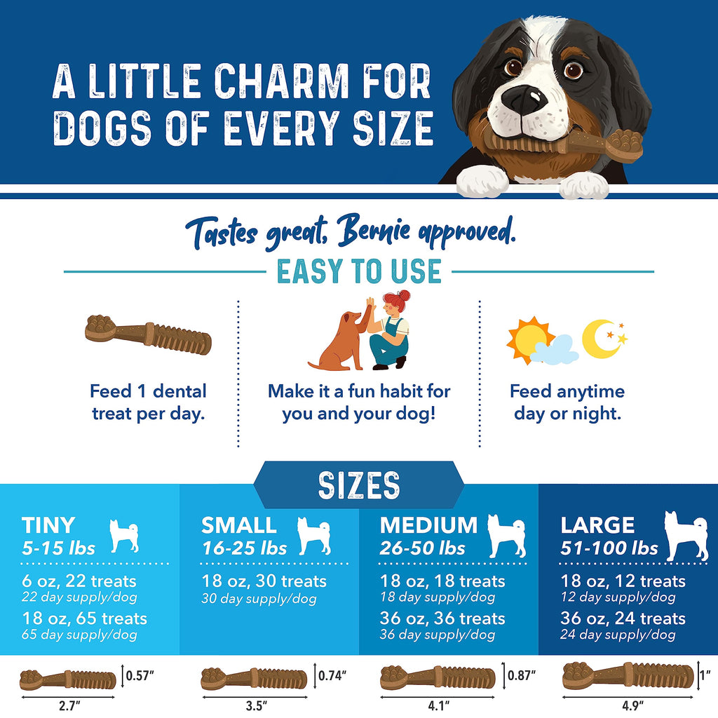 Dog Dental Chews, 24 Ct T859443