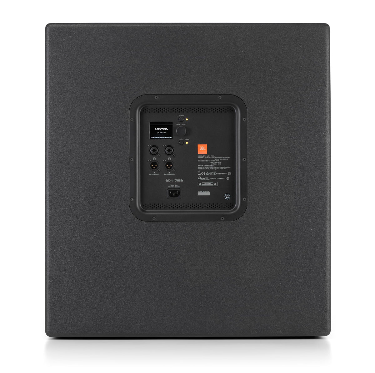 Black 18-inch Powered PA Subwoofer T597796